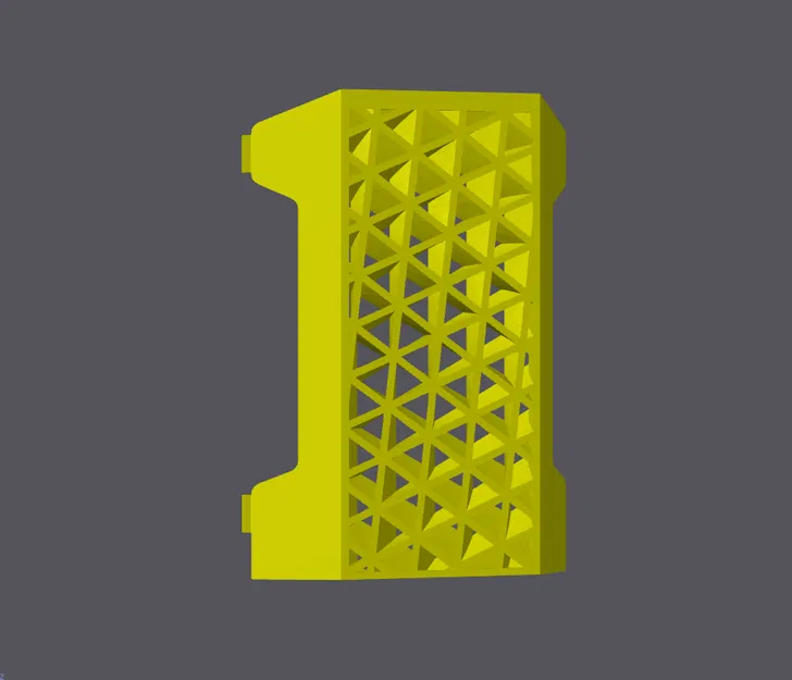 Nắp che print head Kobra 3 dạng mảng tam giác (triangular facets) - Image 1