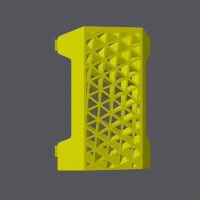 Nắp che print head Kobra 3 dạng mảng tam giác (triangular facets)