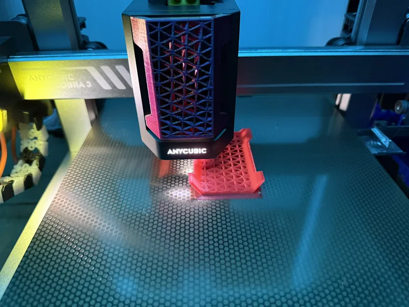 Nắp che print head Kobra 3 dạng mảng tam giác (triangular facets) - Image 2