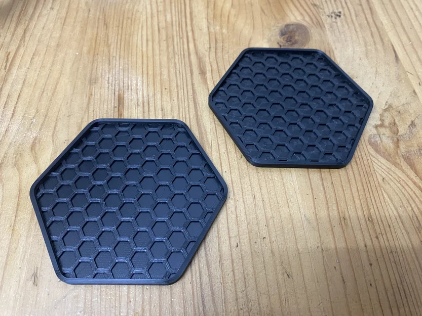 Bộ Đế Lót Ly Hình Lục Giác (Hexagon) Kèm Giá Đựng - Image 5