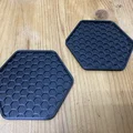 Bộ Đế Lót Ly Hình Lục Giác (Hexagon) Kèm Giá Đựng - Thumbnail 5