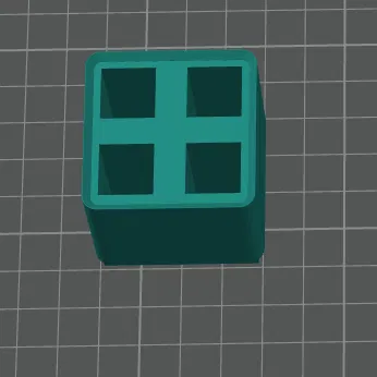 Khay giữ nozzle Creality K2 chuẩn Gridfinity