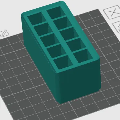 Khay giữ nozzle Creality K2 chuẩn Gridfinity - Image 3