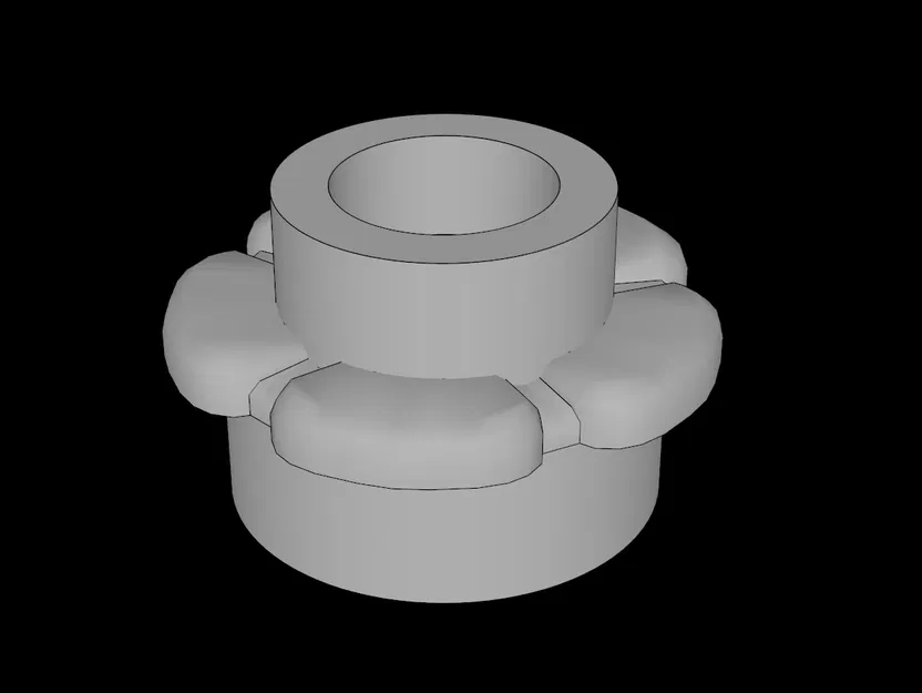 Đế Lego Tương Thích 1x1 Với 5 Cánh Hoa - Image 1