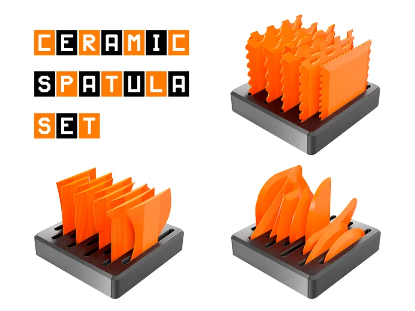 Bộ spatula gốm (Ceramic spatula set) - Image 1