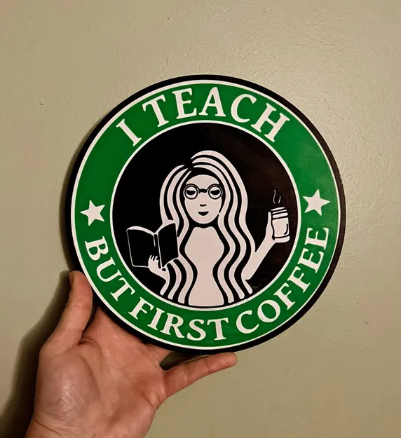 Bảng Treo Teacher Coffee - Image 1