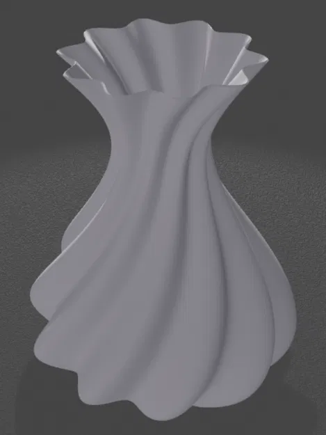 Mẫu Bình Hoa "Vase Mode" Xoắn Ốc Đẹp Mắt - Image 1