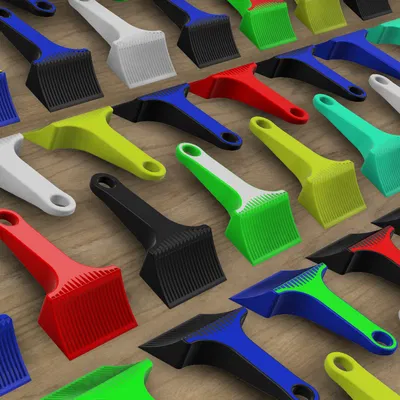 ICE scraper – Đồ cạo băng/sương giá ôm cong theo kính xe