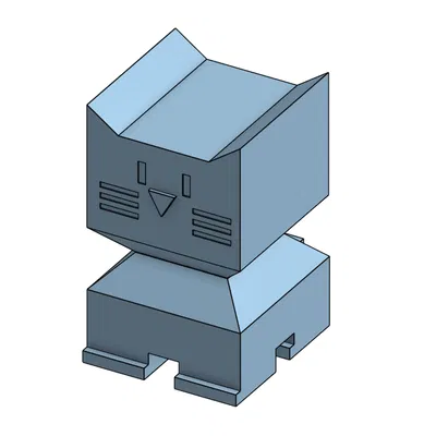 Mô Hình Mèo Cali Khối Lập Phương Dễ Thương Cho Dân In 3D