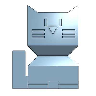 Mô Hình Mèo Cali Khối Lập Phương Dễ Thương Cho Dân In 3D