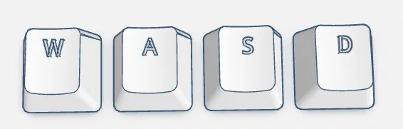 Bộ Keycaps W, A, S, D Thời Trang Cho Bàn Phím Cơ - Image 1