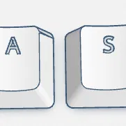 Bộ Keycaps W, A, S, D Thời Trang Cho Bàn Phím Cơ