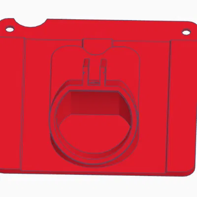 Giá treo cáp & đầu cắm Type 2 cho Zaptec box (không cần khoan)