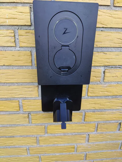 Giá treo cáp & đầu cắm Type 2 cho Zaptec box (không cần khoan) - Image 4