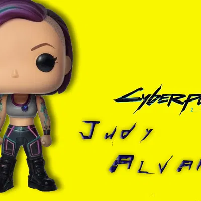 Judy Álvarez Cyberpunk 2077 Funko Chooms