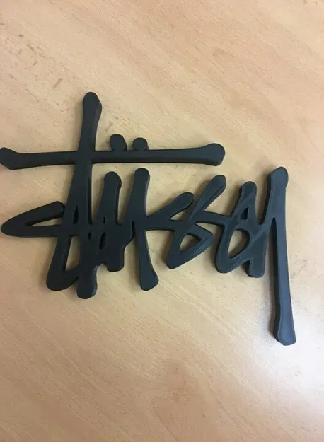 Logo Stüssy 3D - Trang Trí Đẳng Cấp Cho Fan Thời Trang Đường Phố - Image 1