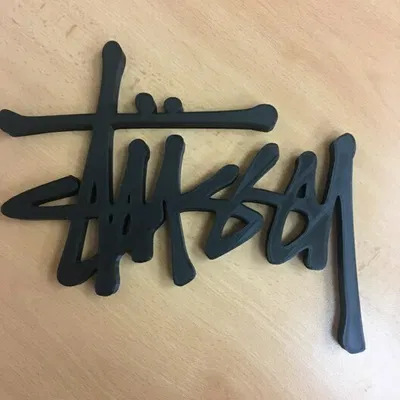 Logo Stüssy 3D - Trang Trí Đẳng Cấp Cho Fan Thời Trang Đường Phố