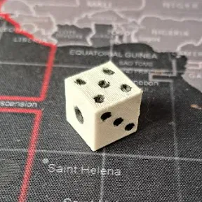 Viên Xúc Xắc D6 Cơ Bản Cho Board Game, RPG - In 3D Dễ Dàng