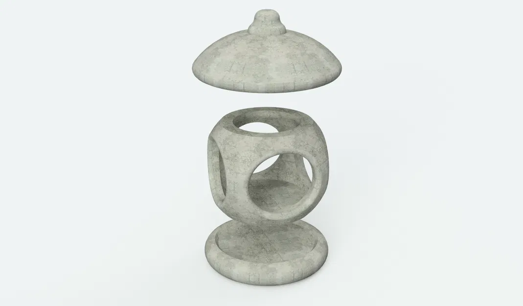 Khuôn đúc bê tông Đèn lồng Nhật (Japanese Lantern concrete mold) - Image 7