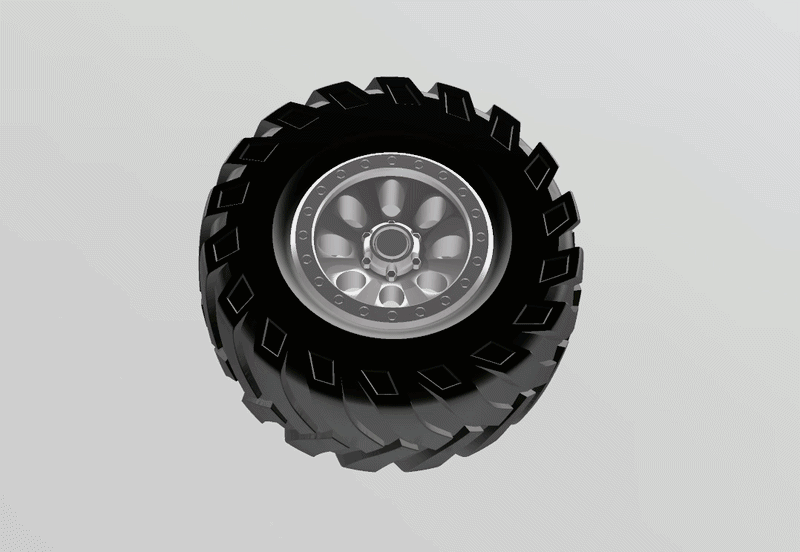 Terrain Tire (Flexi) – Lốp địa hình cho xe RC - Image 2