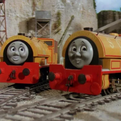 Chân đế mô hình tàu hỏa Bill and Ben - Cho Plarail & Bachmann