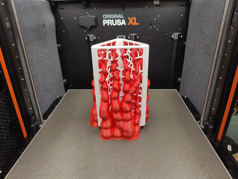 Bình hoa Voronoi kèm đế bê tông đúc (Bộ kit khuôn silicone) - Image 4