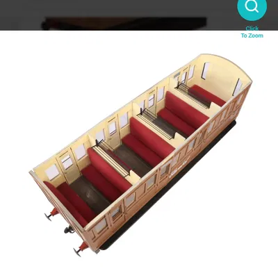 Mô hình toa xe Annie và Clarabel - Nội thất chi tiết