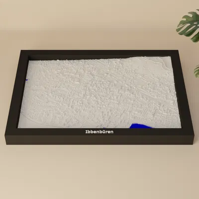 Ibbenbüren, Đức - Mô hình 3D thu nhỏ