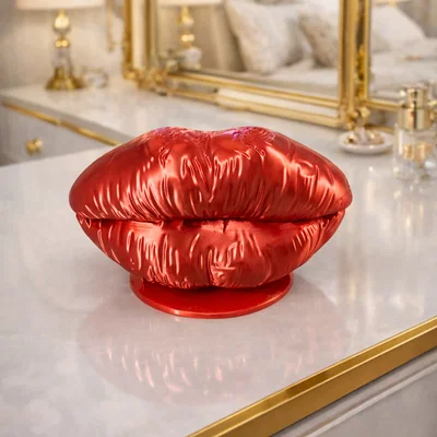 Hộp Đựng Trang Sức Hình Đôi Môi Phong Cách Pop Art