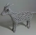 Tượng Dê Voronoi - Mô Hình 3D Nghệ Thuật Độc Đáo - Thumbnail 2