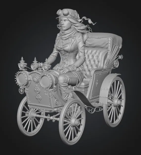 Xe Ngựa Cơ Khí Steampunk Đẹp Mắt Cho Người Yêu Sưu Tập - Image 1