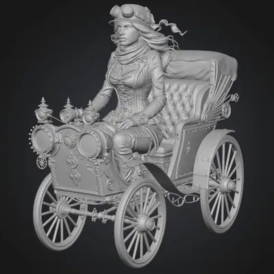 Xe Ngựa Cơ Khí Steampunk Đẹp Mắt Cho Người Yêu Sưu Tập