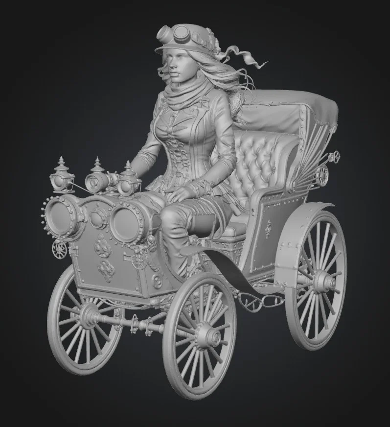 Xe Ngựa Cơ Khí Steampunk Đẹp Mắt Cho Người Yêu Sưu Tập 1
