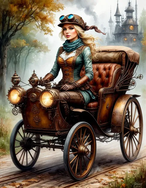 Xe Ngựa Cơ Khí Steampunk Đẹp Mắt Cho Người Yêu Sưu Tập - Image 2