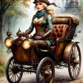 Xe Ngựa Cơ Khí Steampunk Đẹp Mắt Cho Người Yêu Sưu Tập - Thumbnail 2