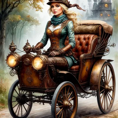 Xe Ngựa Cơ Khí Steampunk Đẹp Mắt Cho Người Yêu Sưu Tập