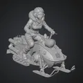 Mô Hình "Snowbound Steam Rider" - Cô Gái Steampunk Phiêu Lưu - Thumbnail 1