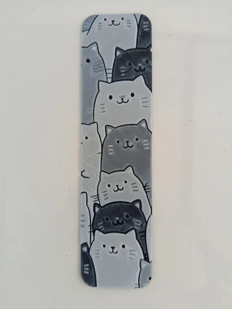 Bookmark mèo HueForge (Cat bookmark Hueforge) - Image 1