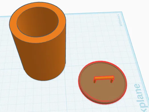 Thùng Rác Mini "Garbig Bin" Có Nắp - In 3D Tiện Lợi - Image 1