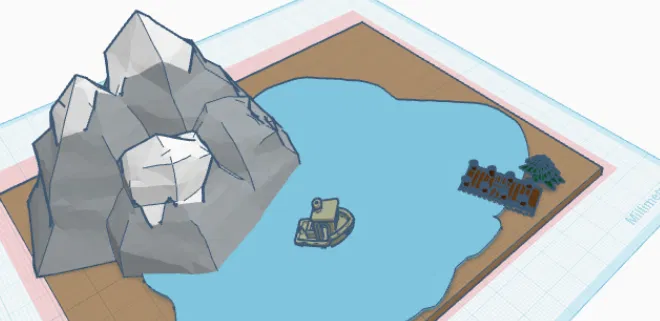 Mô Hình Hồ Nước Nhỏ "Benchy Lake" Sáng Tạo - Image 1