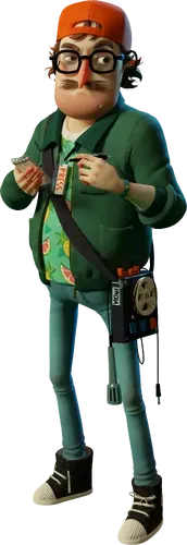 Mô hình 3D Quentin Hello Neighbor - Phiên bản độc đáo - Image 1