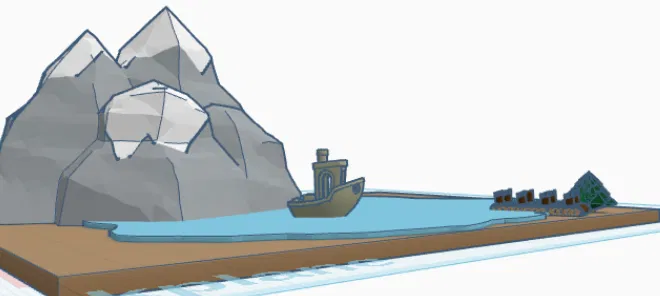 Mô Hình Hồ Nước Nhỏ "Benchy Lake" Sáng Tạo - Image 2