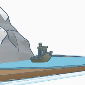 Mô Hình Hồ Nước Nhỏ "Benchy Lake" Sáng Tạo
