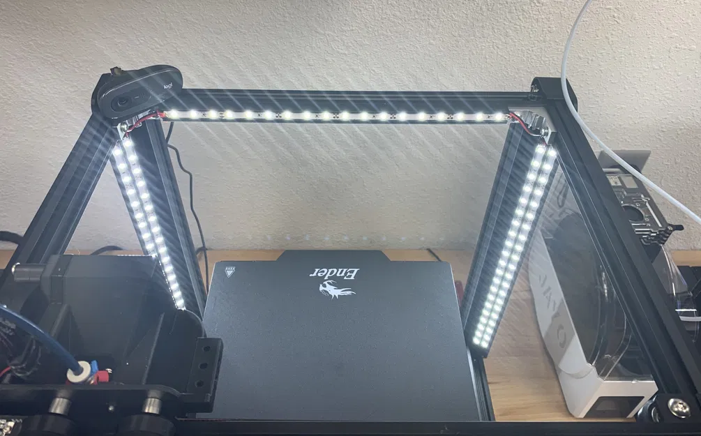 Thanh đèn LED cho 2020 Extrusion: máng đi dây, quản lý dây & bumper - Image 1