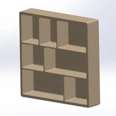 Tủ trưng bày Curiosities dạng modular – Lưới treo tường 233mm