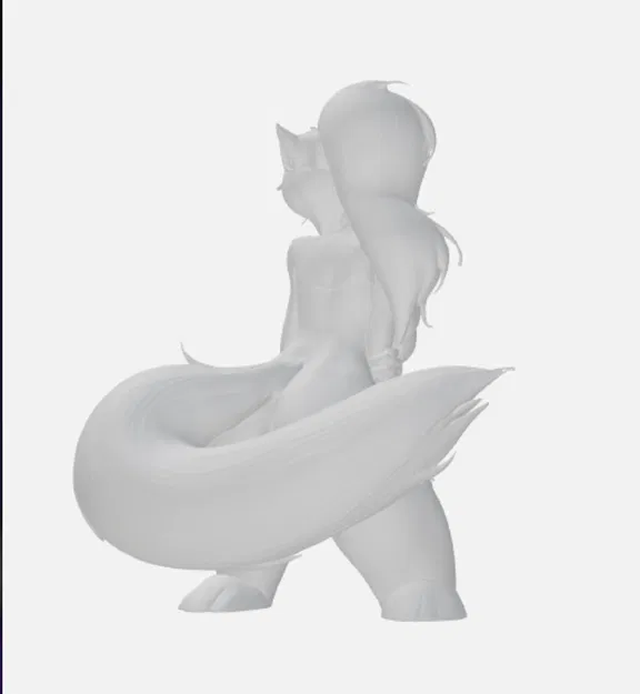 Mô Hình 3D "Sexy Fox Fury" - Nhân Vật Cáo Gợi Cảm - Image 3