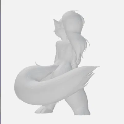 Mô Hình 3D "Sexy Fox Fury" - Nhân Vật Cáo Gợi Cảm