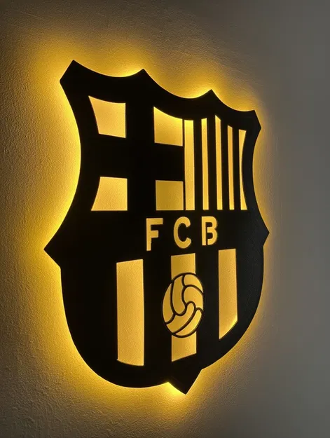 Đèn Tường LED FC Barcelona (In 3D) - Image 1