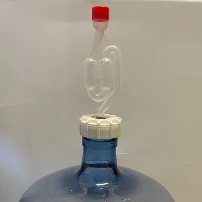 Nắp Bình Nước 5 Gallon Có Lỗ Cắm Airlock