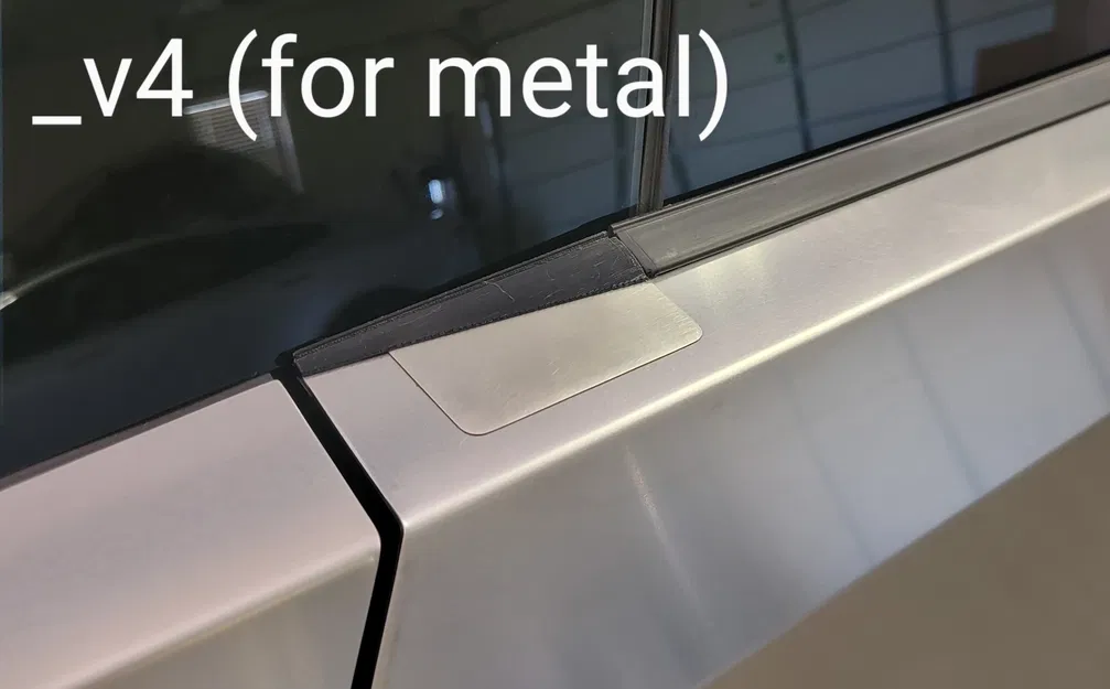 Nắp che lỗ gương Cybertruck (Cybertruck Mirror Delete Cover) - Image 1